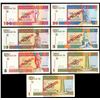 Image 1 : Set of seven Cuba specimen notes, 100 pesos to 1 peso, 1994, along with four exchange certificates.