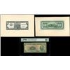 Image 1 : Lot of three notes: Santo Domingo, Dominican Republic, 1000 pesos oro front proof, no date (1947); C