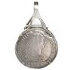Image 1 : Mexico City, Mexico, bust 8 reales, 1783FF, ex-Cazador (1784), mounted in fancy silver money clip.
