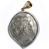 Image 2 : Mexico City, Mexico, cob 8 reales, Philip IV, assayer not visible (P, ca. 1640), mounted cross-side 