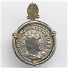 Image 1 : Roman Empire, AR antoninianus, Gordian III (238-244 AD), mounted bust-side out in silver bezel with 