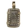 Image 2 : Japan, 1 shu ("samurai coin"), mid-1800s, mounted in 14K gold bezel with fixed bail.
