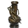 Image 2 : After Moreau, Art Nouveau Style Nude Youth Bronze Figurative Vase