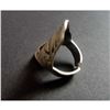 Image 3 : Abstract Silver Plated Serene Face Adjustable Ring