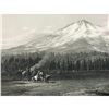 Image 1 : 19thc Steel Engraving, Mount Shasta Washington