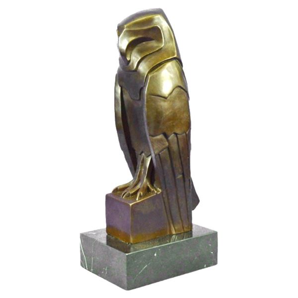 After Dali, Abstract Bird of Prey Bronze Sculpture