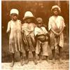 Image 1 : African American History, Four Children On Log Sepia Photo Print