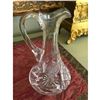 Image 1 : Early 1900's Edwardian Cut Glass Pitcher