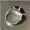 Image 2 : Swarovski Crystal Purple Enameled Animal Ring