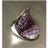 Image 2 : Purple Haze Crystal Silver Ring