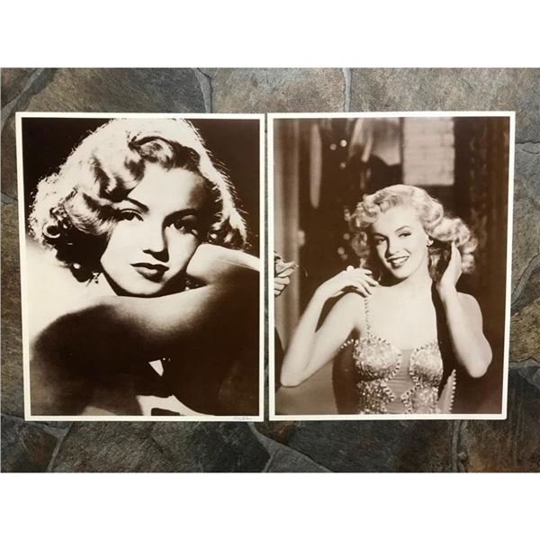 Pair of Marilyn Monroe Sepia Photo Prints