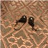 Image 3 : Gray Cultured Drop Pearls Sterling Hook Earrings
