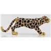 Image 1 : Swarovski Crystal Leopard Trinket Jewel Box Figurine