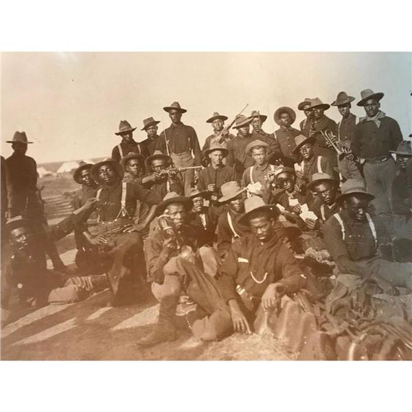 African American History, Black Americana, Buffalo Soldiers Sepia Tone Photo Print