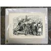 Image 3 : 19thc Wood Cut Print, Prince of Wales Mounting Elephant, India