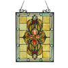 Image 2 : Tiffany Style Stained Glass Hanging Window Panel