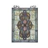 Image 3 : Tiffany Style Stained Glass Hanging Window Panel