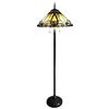 Image 1 : Victorian Style Stained Glass Floor Lamp