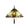 Image 3 : Victorian Style Stained Glass Floor Lamp