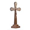 Image 2 : Ukrainian Hand-carved Wooden Standing Crucifix