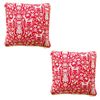Image 1 : Pair of Scandinavian Deer Pattern Pillow Covers