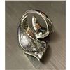 Image 3 : Swarovski Crystal Leaf Statement Ring