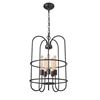 Image 1 : Industrial Style 5-Light Inverted Pendant Light