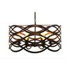 Image 1 : Modern Transitional-style 6-light Metal Ceiling Pendant Chandelier