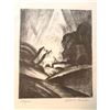 Image 1 : Early 20thc Signed Albert Mueller Lithograph, Landscape