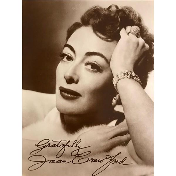 Movie Star Joan Crawford Sepia Photo Print