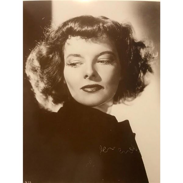 Actress Katharine Hepburn Sepia Tone Photo Print