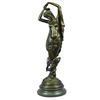Image 1 : Classical Nude With Cherub Bronze Sculpture