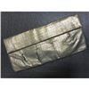 Image 1 : Woven Gold Canvas Evening Handbag Purse
