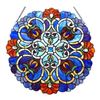 Image 1 : Stained Art Glass Hanging Window Panel