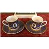 Image 1 : Pair of Queen Elizabeth Golden Jubilee Commemorative Espresso Sets