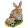 Image 1 : Spring Rabbits, Bunny Family Trinket Jewel Box