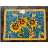 Image 1 : Sunflower Mosaic Tile Patio Side Table, Plant Stand