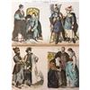 Image 1 : Rare 19thc Hand-colored Engravings, 16thc Russian & Polish Costumes