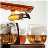 Image 3 : Unique Glass Ship In Bottle Decanter Set