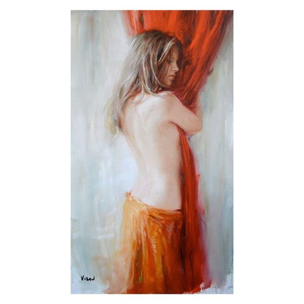 Vidan, "Untitled #11" Limited Edition on Canvas, Numbered and Hand Signed with C