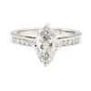 Image 2 : 1.46 ctw Diamond Ring - 14KT White Gold