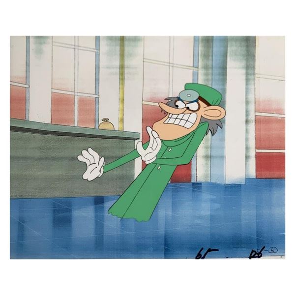 Original Production Cel from the Animated Classic, "The Pink Panther", with Lett