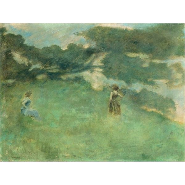 Thomas Dewing - The Hermit Thrush