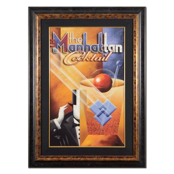 Mike Kungl, "Manhattan Cocktail" Limited Edition (34" x 47.5"), Numbered and Han