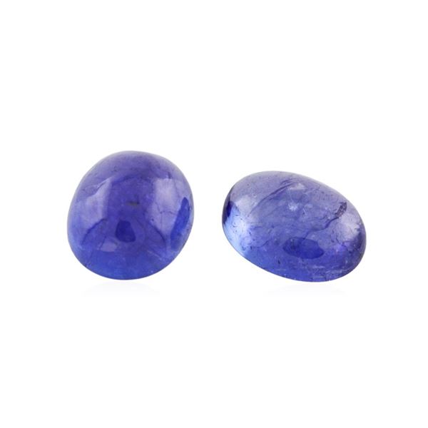 13.07 ctw. Oval Cabochon Cut Tanzanite Parcel