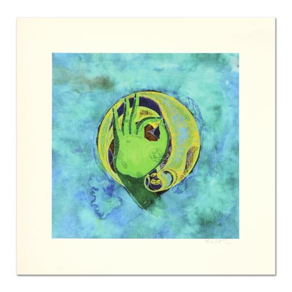 Lu Hong "Mudra Vitarka, Augment" Hand Signed Limited Edition Giclee with Letter