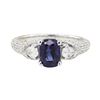 Image 2 : 3.02 ctw Colored Stone and Diamond Ring - 18KT White Gold