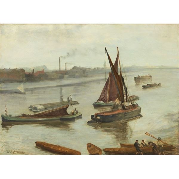 Whistler - Grey and Silver - Old Battersea Reach