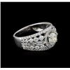 Image 1 : 18KT White Gold 2.23 ctw Diamond Ring