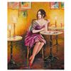Image 1 : Taras Sidan, "Smile" Hand Signed Limited Edition Giclee on Canvas with Letter of